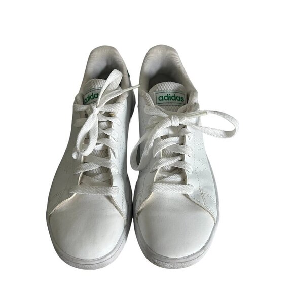 ADIDAS White Kids Advantage K Shoes Sneakers US 3.5 - Picture 2 of 5